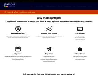 prospersoftware.com screenshot