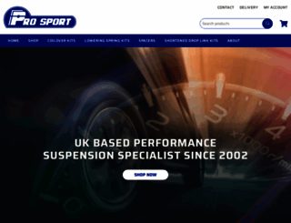 prosportperformance.co.uk screenshot