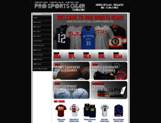 prosportsgear.com.au screenshot