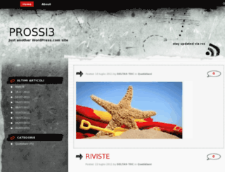 prossi3.wordpress.com screenshot