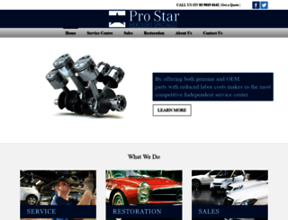 prostar.com.au screenshot