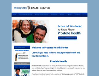 prostate-health-center.com screenshot