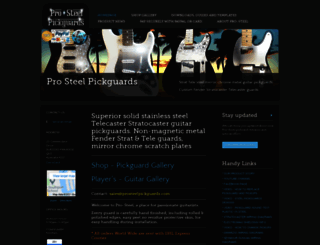 prosteelpickguards.com screenshot