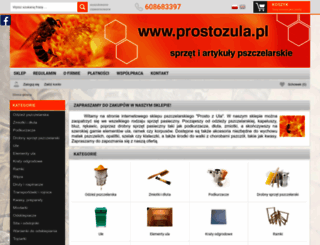 prostozula.pl screenshot
