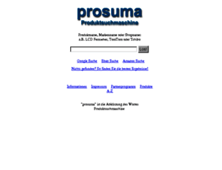 prosuma.de screenshot