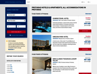 protaras-hotels.com screenshot