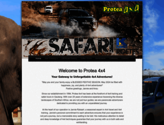 protea4x4.co.za screenshot