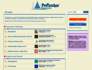 proteacher.org screenshot