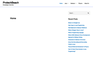 protechbeach.com screenshot
