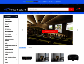 protechprojection.com screenshot