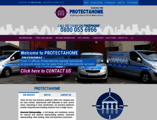 protectahome.co.uk screenshot