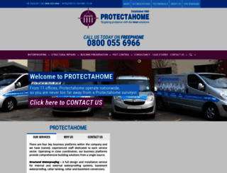 protectahome.co.uk screenshot