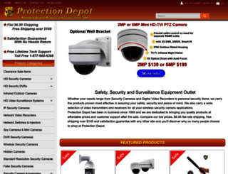 protectiondepot.com screenshot
