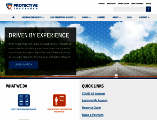 protectiveinsurance.com screenshot