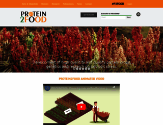 protein2food.eu screenshot