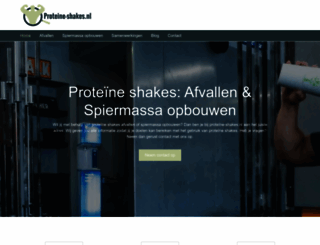 proteine-shakes.nl screenshot