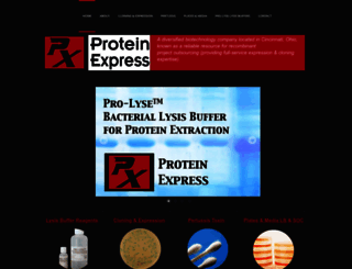 proteinexpress.com screenshot