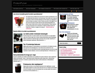proteinpulver.dk screenshot