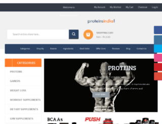 proteinsindia.com screenshot