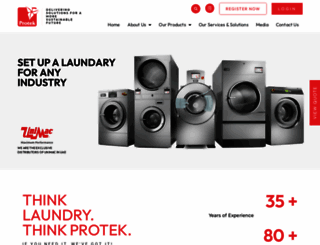 proteklaundry.com screenshot