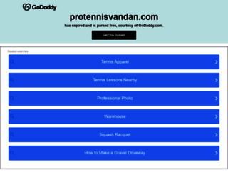 protennisvandan.com screenshot