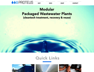 proteuswaters.com screenshot