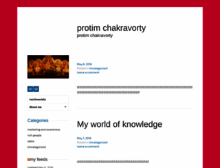protimchakravorty.wordpress.com screenshot