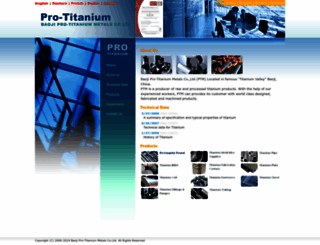 protitaniummetals.com screenshot