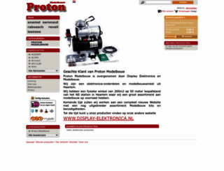 proton-modelbouw.nl screenshot