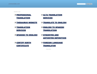 protranslate.com screenshot