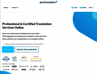 protranslate.net screenshot