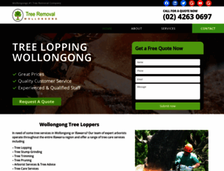 protreeremovalwollongong.com.au screenshot