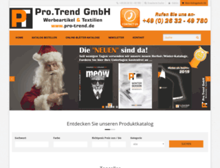 protrendgmbh.de screenshot
