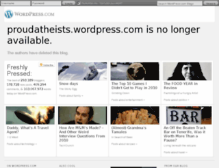 proudatheists.wordpress.com screenshot