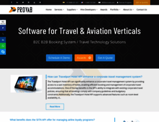 provab.co.in screenshot