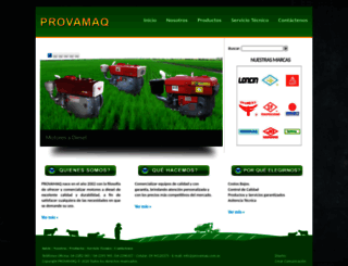 provamaq.com.ec screenshot