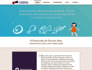 provedordealimentos.com.br screenshot