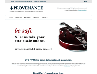 provenanceauctions.com screenshot