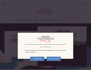 provencewineusa.com screenshot