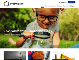proventusbioscience.com screenshot