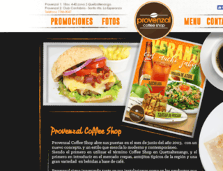 provenzalcafe.com screenshot