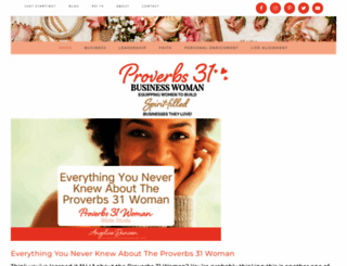 proverbs31businesswoman.com screenshot