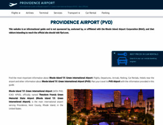 providence-airport.com screenshot