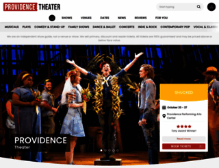 providence-theater.com screenshot