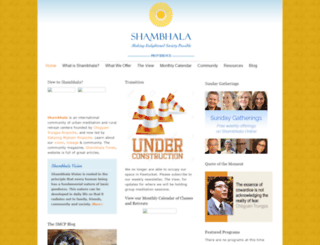providence.shambhala.org screenshot