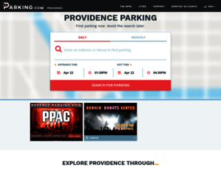providenceparking.spplus.com screenshot