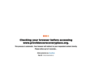 providencerecoveryplace.org screenshot