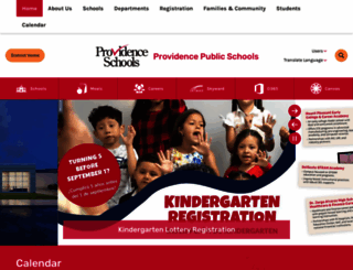 providenceschools.org screenshot