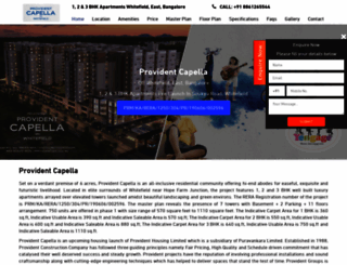 providentcapella.net.in screenshot