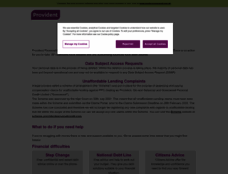 providentpersonalcredit.com screenshot